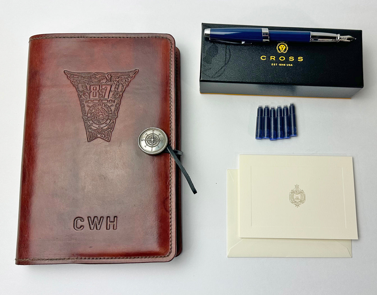 Gift Set - Leather Journal with Class Crest