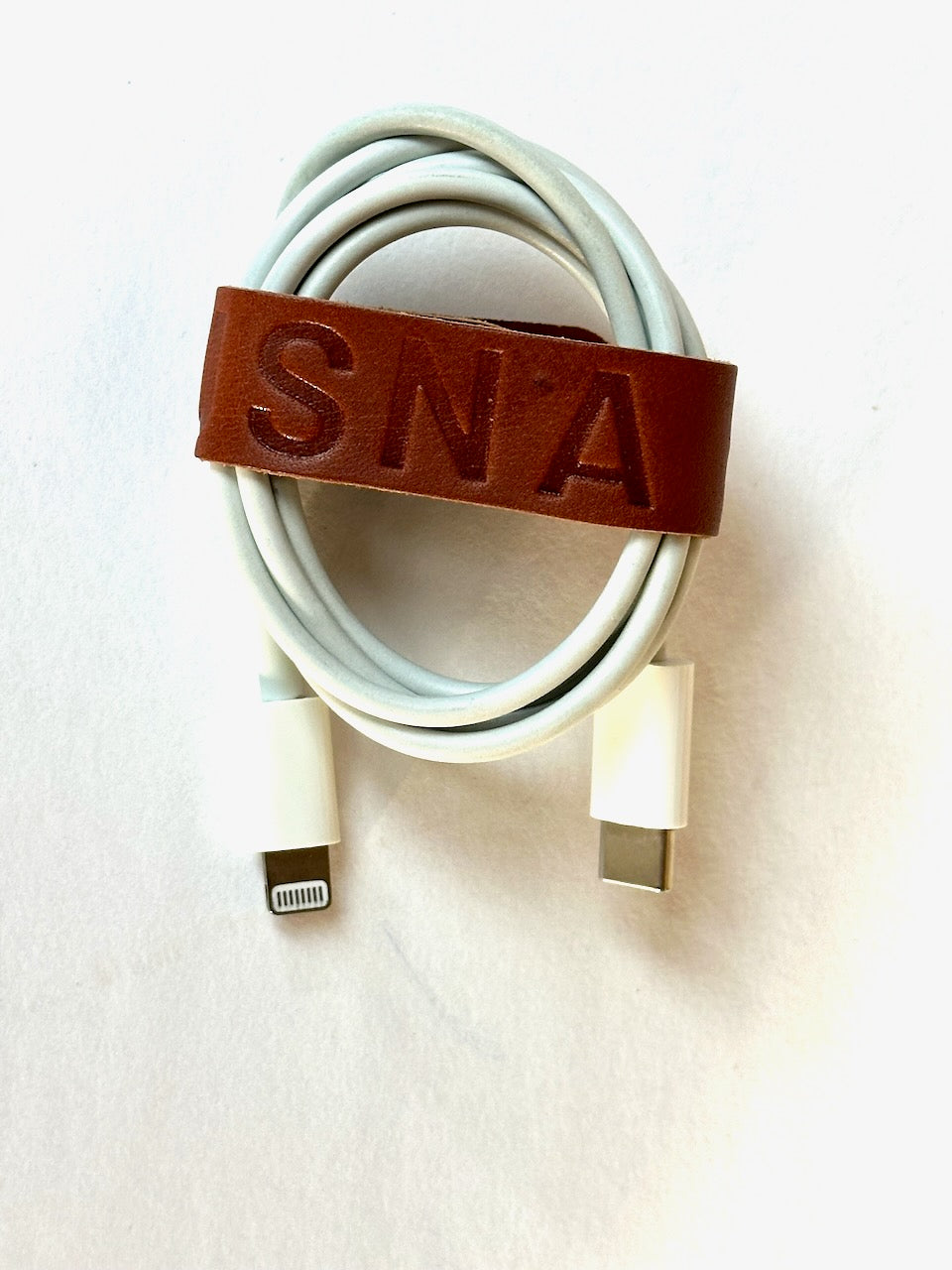 Leather Cord Ties "USNA ####" Package of three