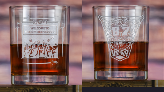 '87 Whiskey Glass - Two sided (Special Order)