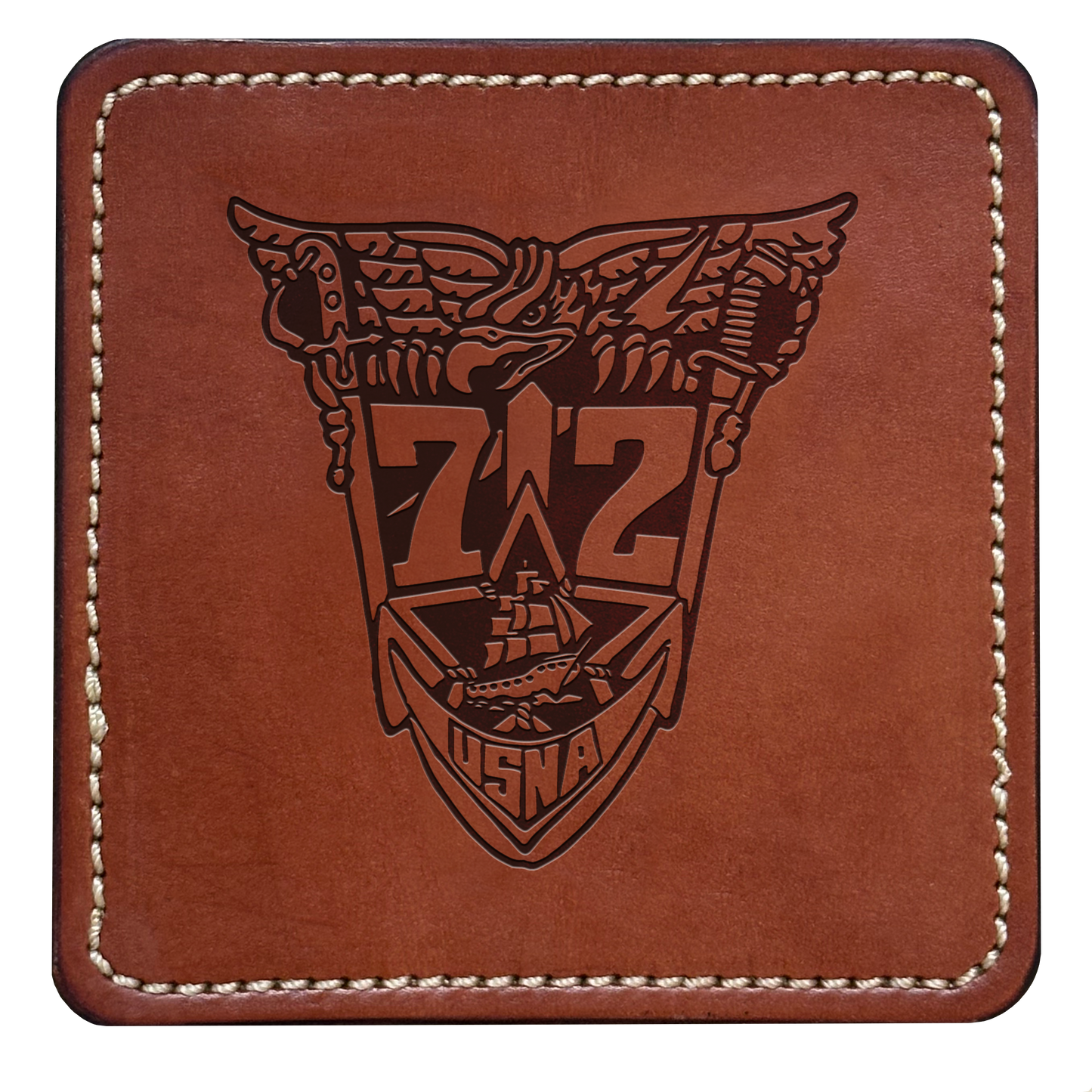 Class Crest Leather Coaster (Many classes)