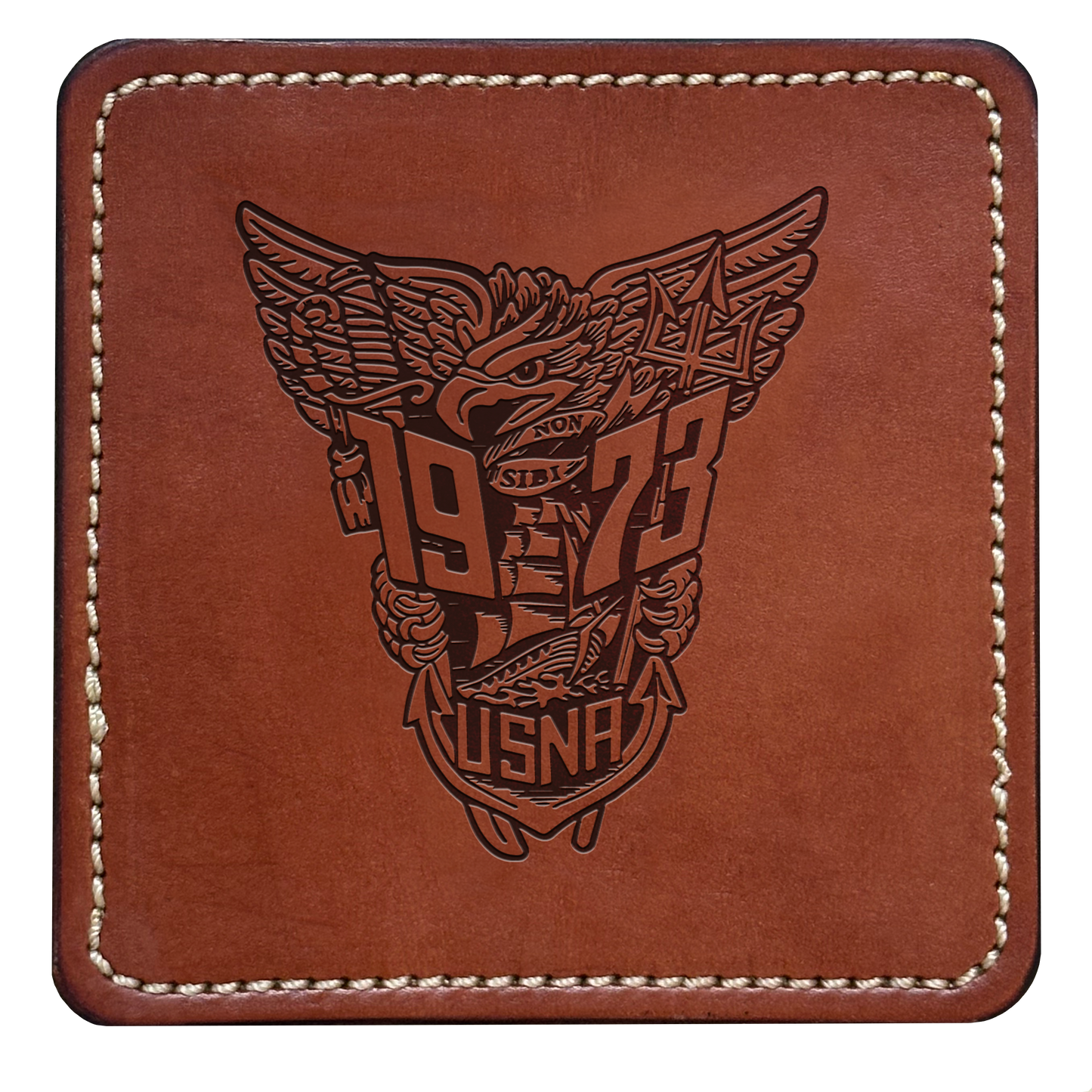 Class Crest Leather Coaster (Many classes)