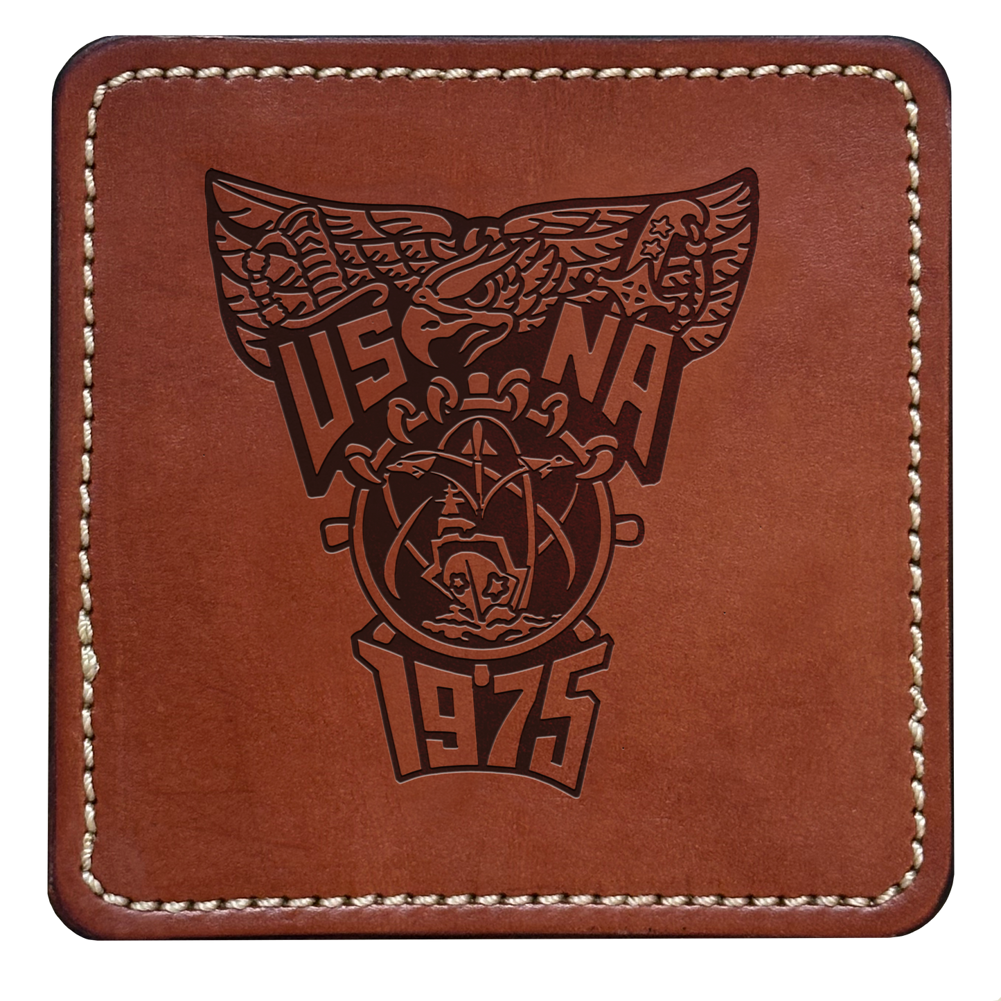 Class Crest Leather Coaster (Many classes)