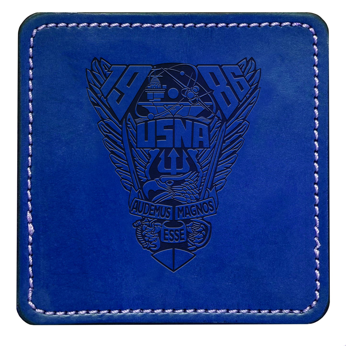 Class Crest Leather Coaster (Many classes)