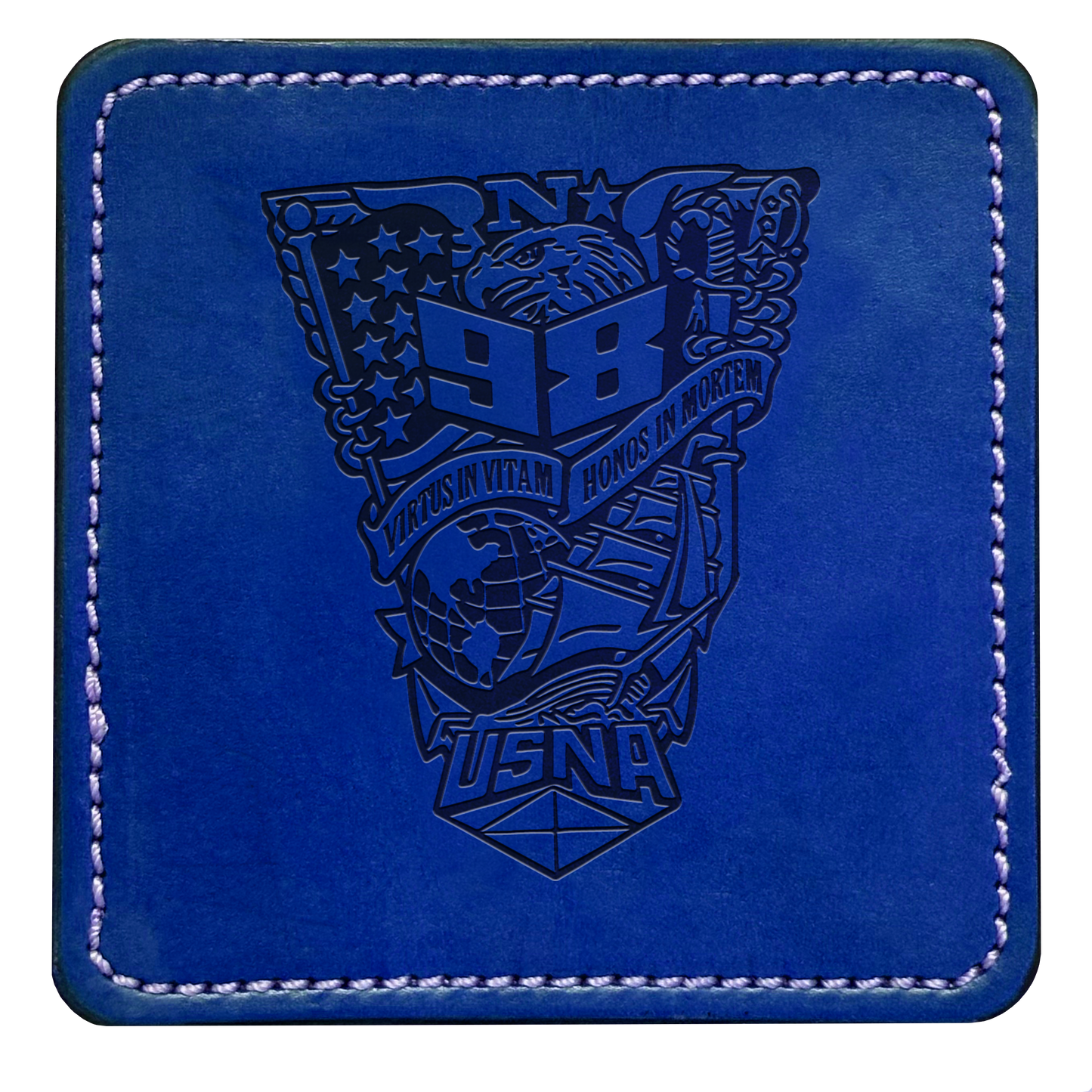 Class Crest Leather Coaster (Many classes)