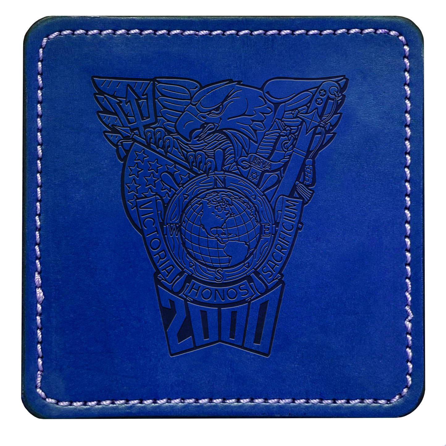 Class Crest Leather Coaster (Many classes)