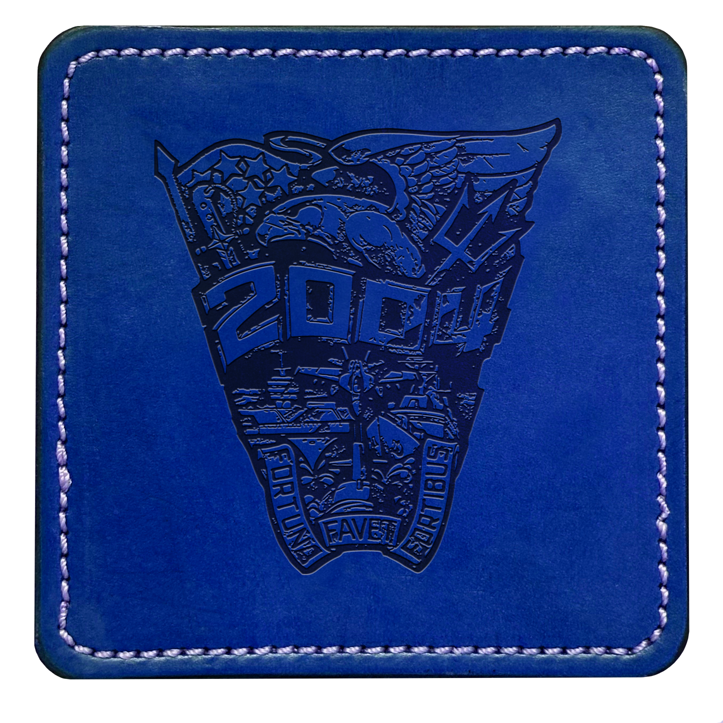 Class Crest Leather Coaster (Many classes)