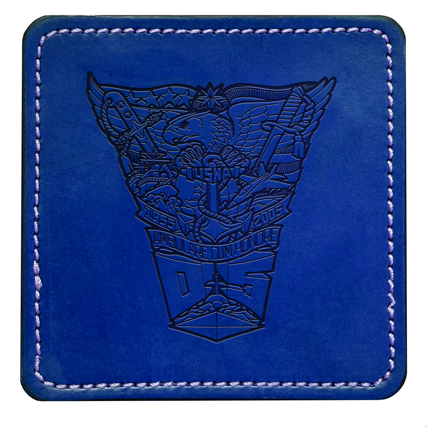 Class Crest Leather Coaster (Many classes)