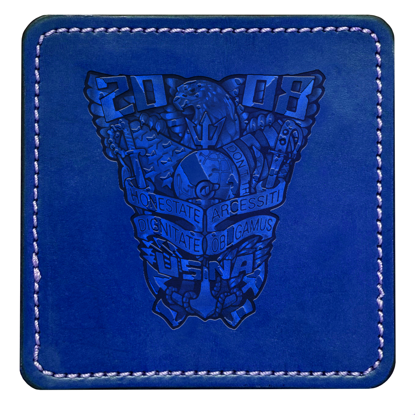 Class Crest Leather Coaster (Many classes)