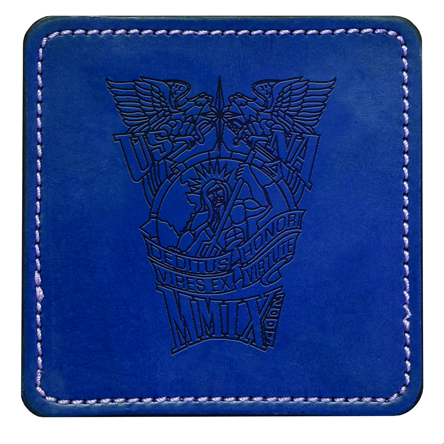 Class Crest Leather Coaster (Many classes)