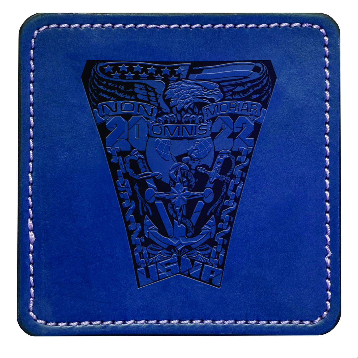 Class Crest Leather Coaster (Many classes)