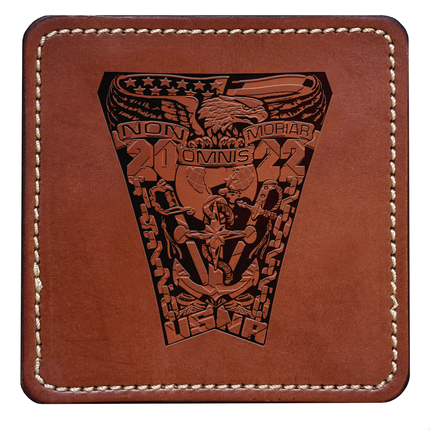 Class Crest Leather Coaster (Many classes)