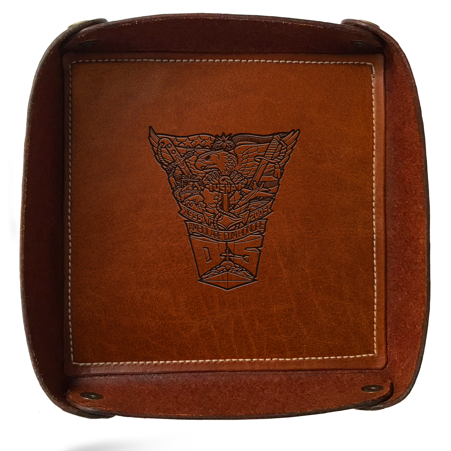 Class Crest Leather Travel Tray (Many classes)